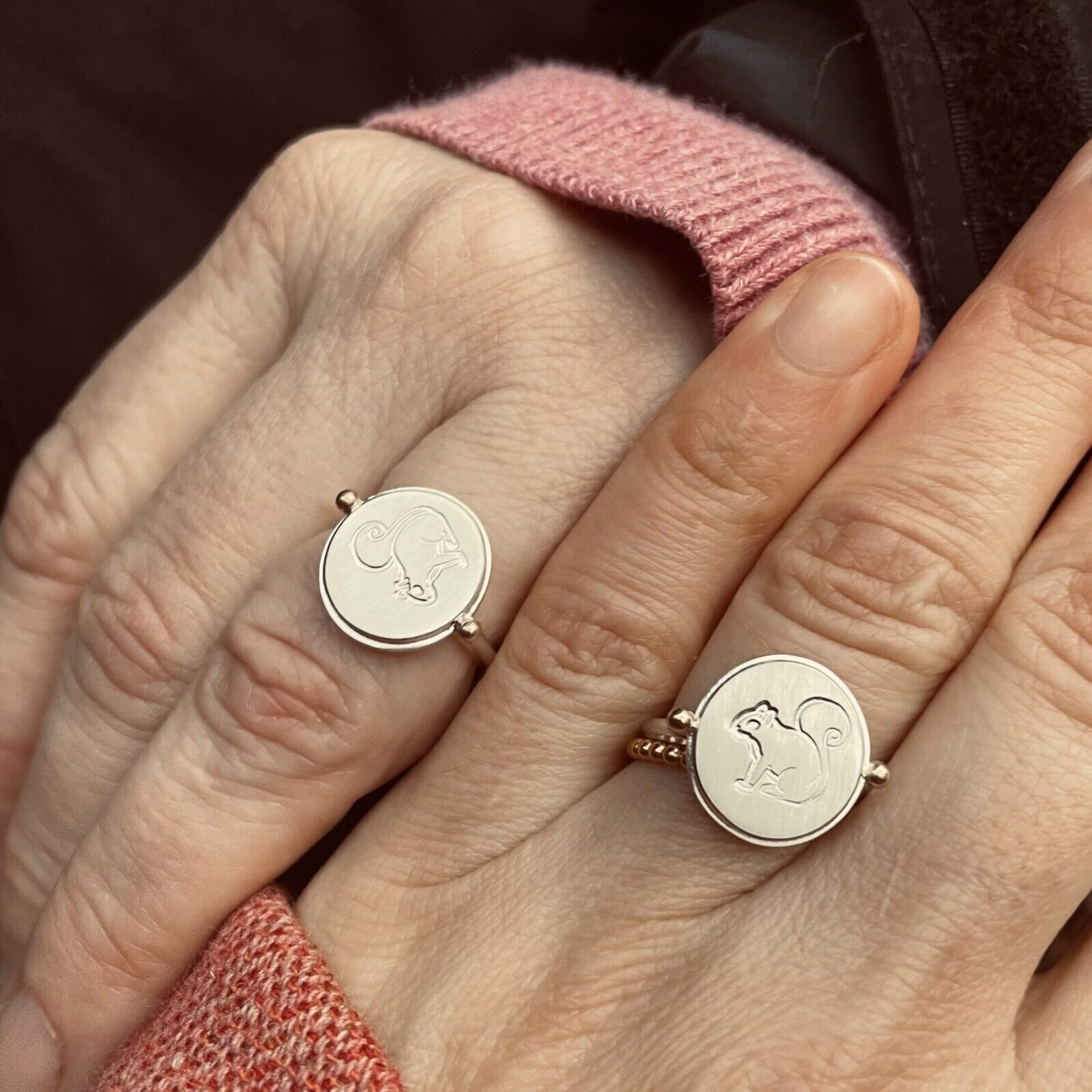 Freundschaftsringe aus Silber